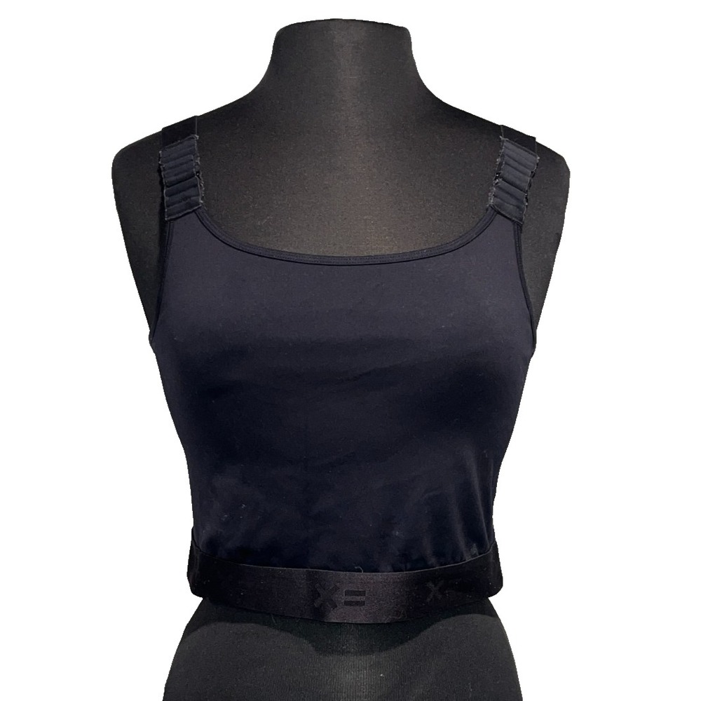 TomBoyx Compression Plus Adjustable XL Black Chest Compression